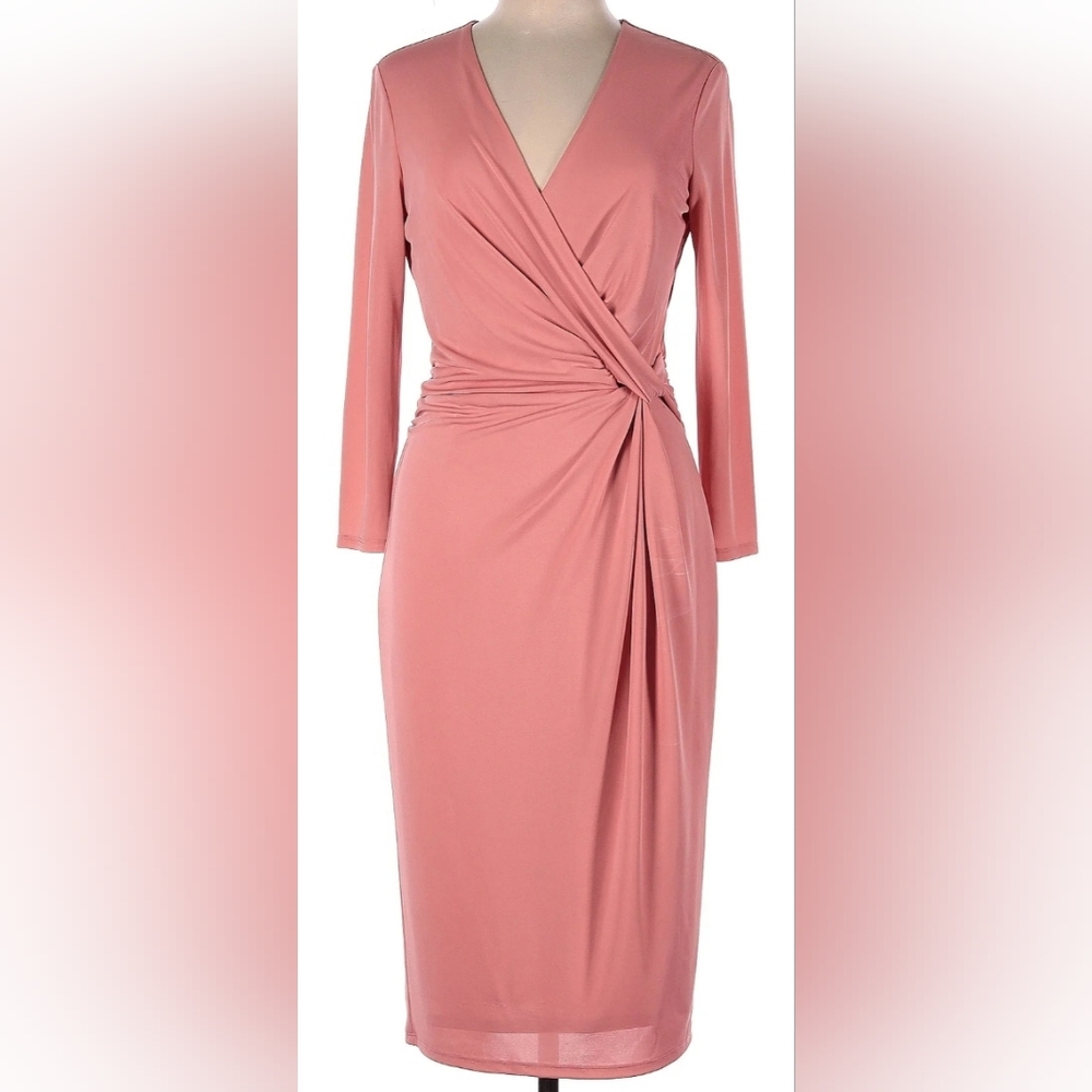 Anne Klein Faux Wrap Dress size 14